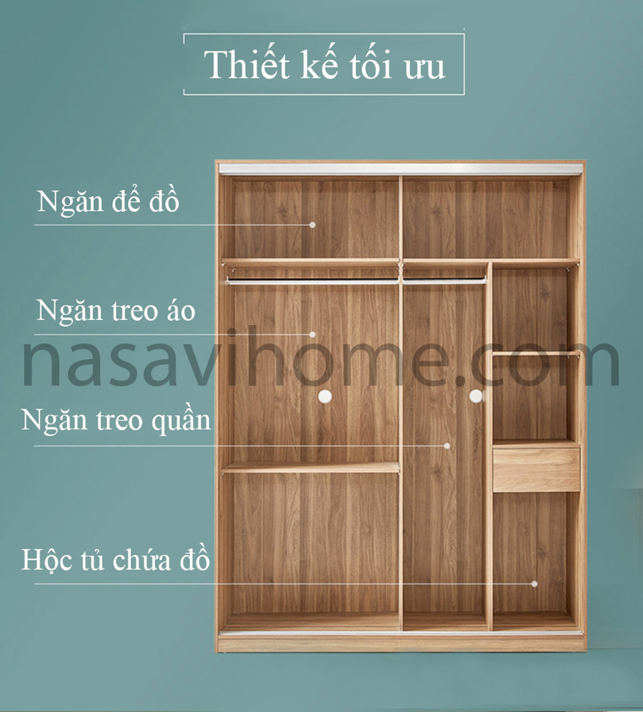 tủ áo hiện đại sang trọng