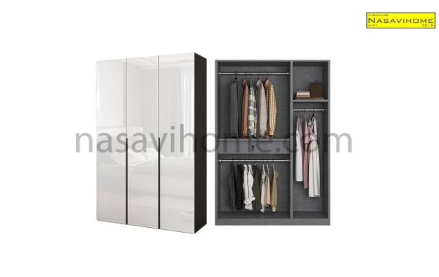 Tủ quần áo gỗ Acrylic An Cường NSVTA-0003
