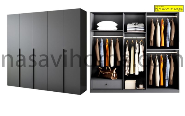 Tủ quần áo gỗ Melamine An Cường NSVTA-0004