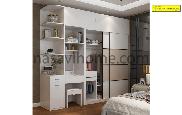 Tủ quần áo gỗ Melamine An Cường NSVTA-0006