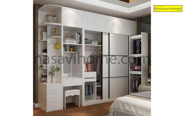 Tủ quần áo gỗ Melamine An Cường NSVTA-0006