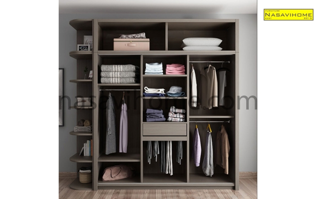 Tủ quần áo gỗ Melamine An Cường NSVTA-0008