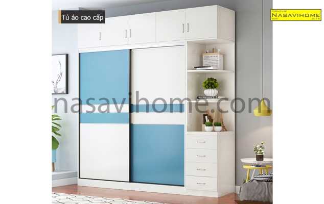 Tủ quần áo gỗ melamine An Cường NSVTA-0010