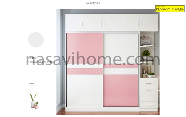 Tủ quần áo gỗ melamine An Cường NSVTA-0010
